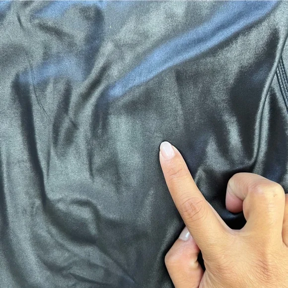 Khloe Kardashian X Fabletics Motion365+ Shine Jumpsuit Black Size XS NWT